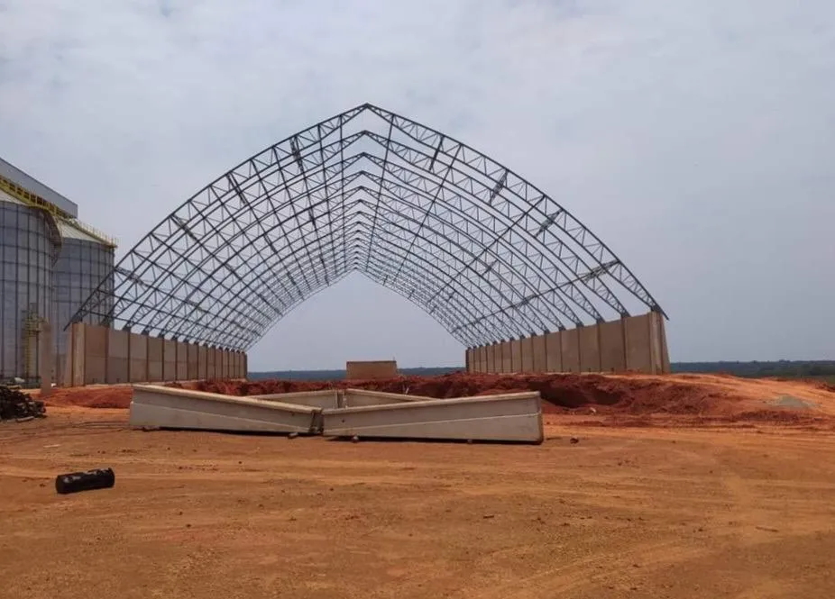 Obra em estrutura metálica realizada pela JS Metalúrgica 17