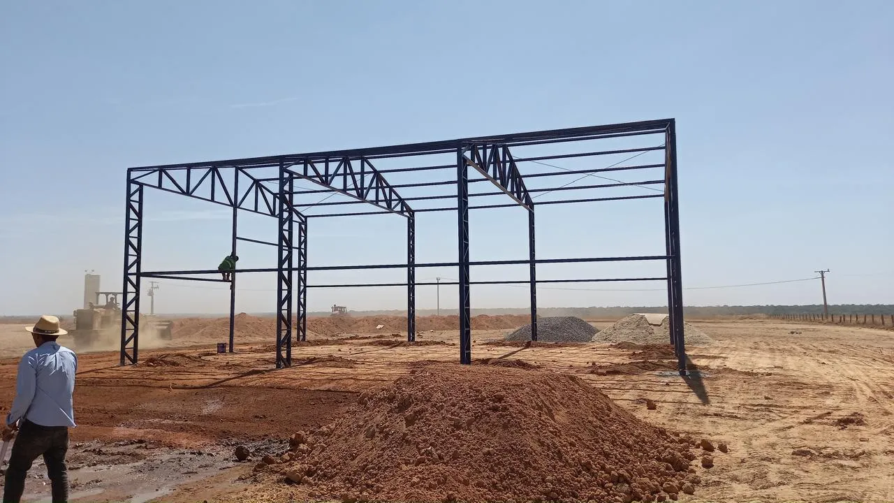 Obra em estrutura metálica realizada pela JS Metalúrgica 7
