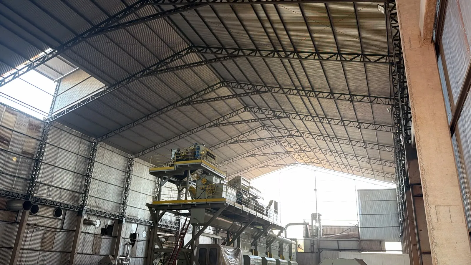 Obra em estrutura metálica realizada pela JS Metalúrgica 6