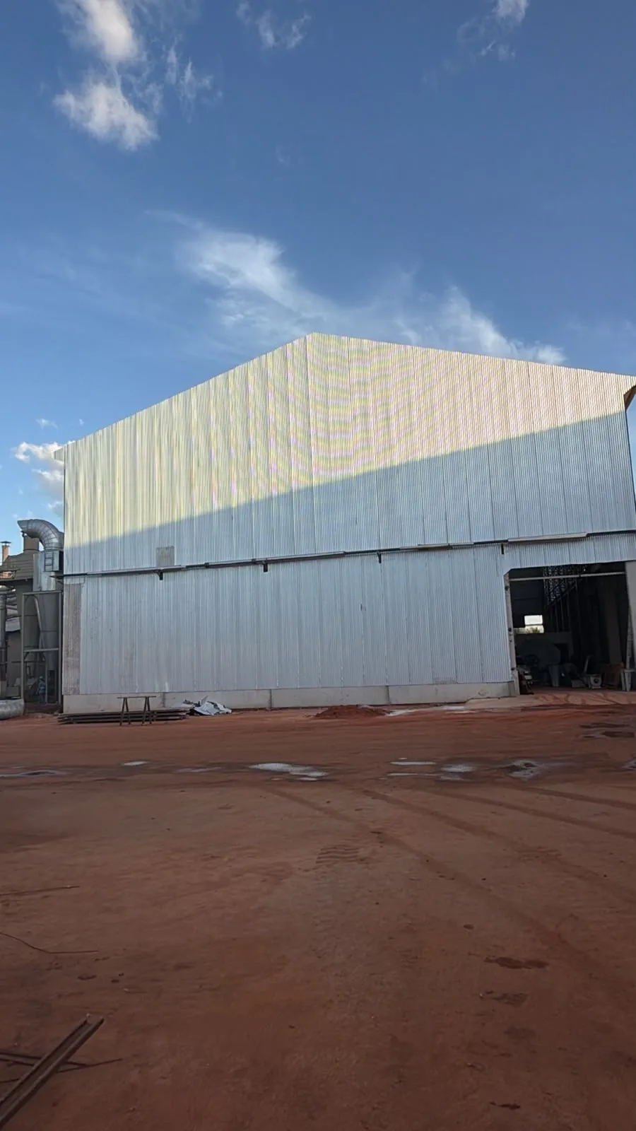 Obra em estrutura metálica realizada pela JS Metalúrgica 4